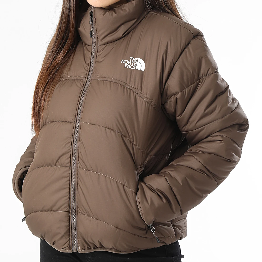 Doudoune Femme TNF JKT 2000 A7URF Marron – Image 2