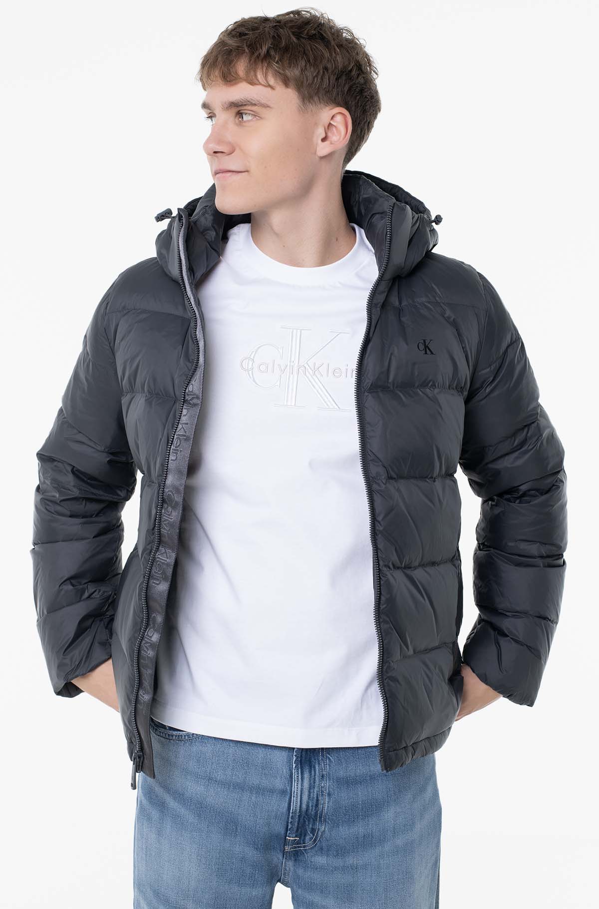 Doudoune légère à capuche zippée – Image 3