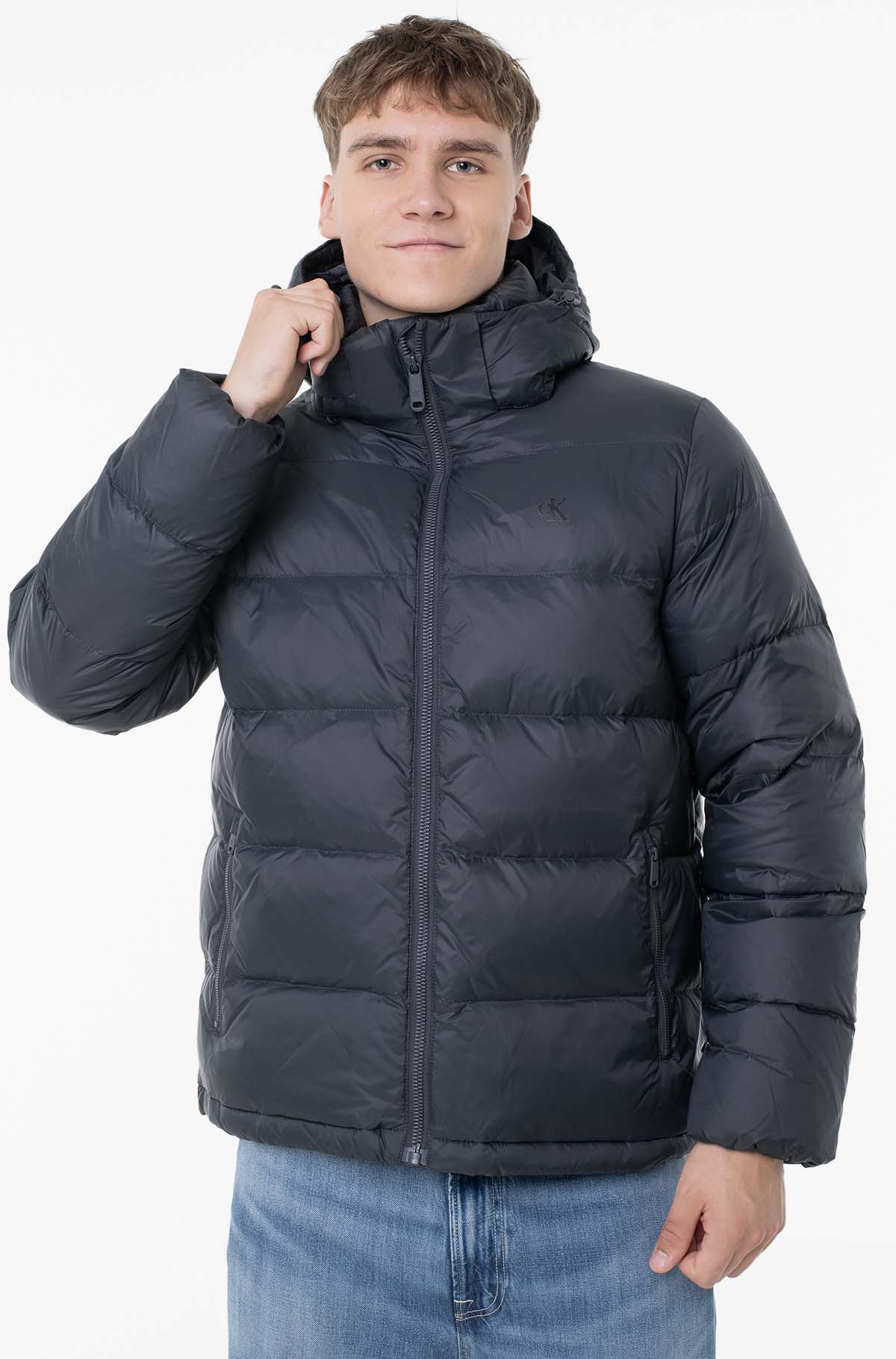 Doudoune légère à capuche zippée – Image 2