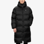 Doudoune à capuche en nylon