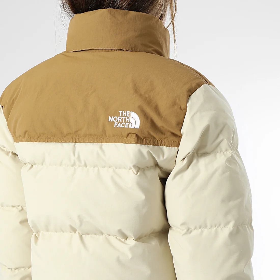 Doudoune Femme Nuptse 92 Low Fi Hi Tek A82RO Beige – Image 4