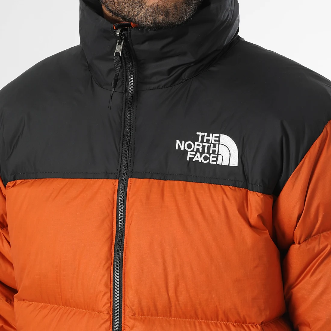 Doudoune Capuche Retro Nuptse 1996 A3C8D Orange – Image 2