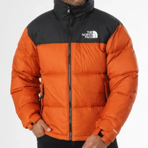 Doudoune Capuche Retro Nuptse 1996 A3C8D Orange