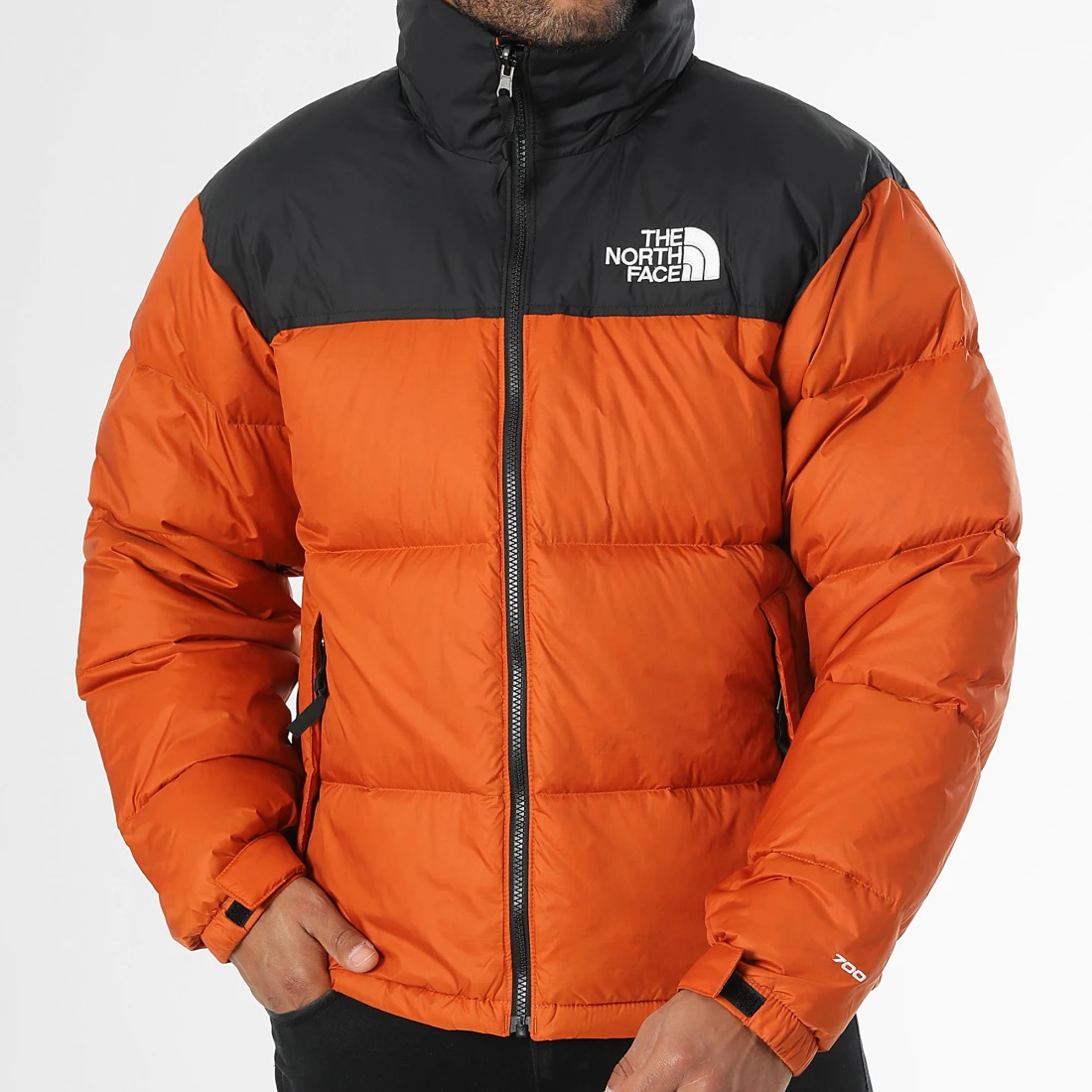 Doudoune Capuche Retro Nuptse 1996 A3C8D Orange